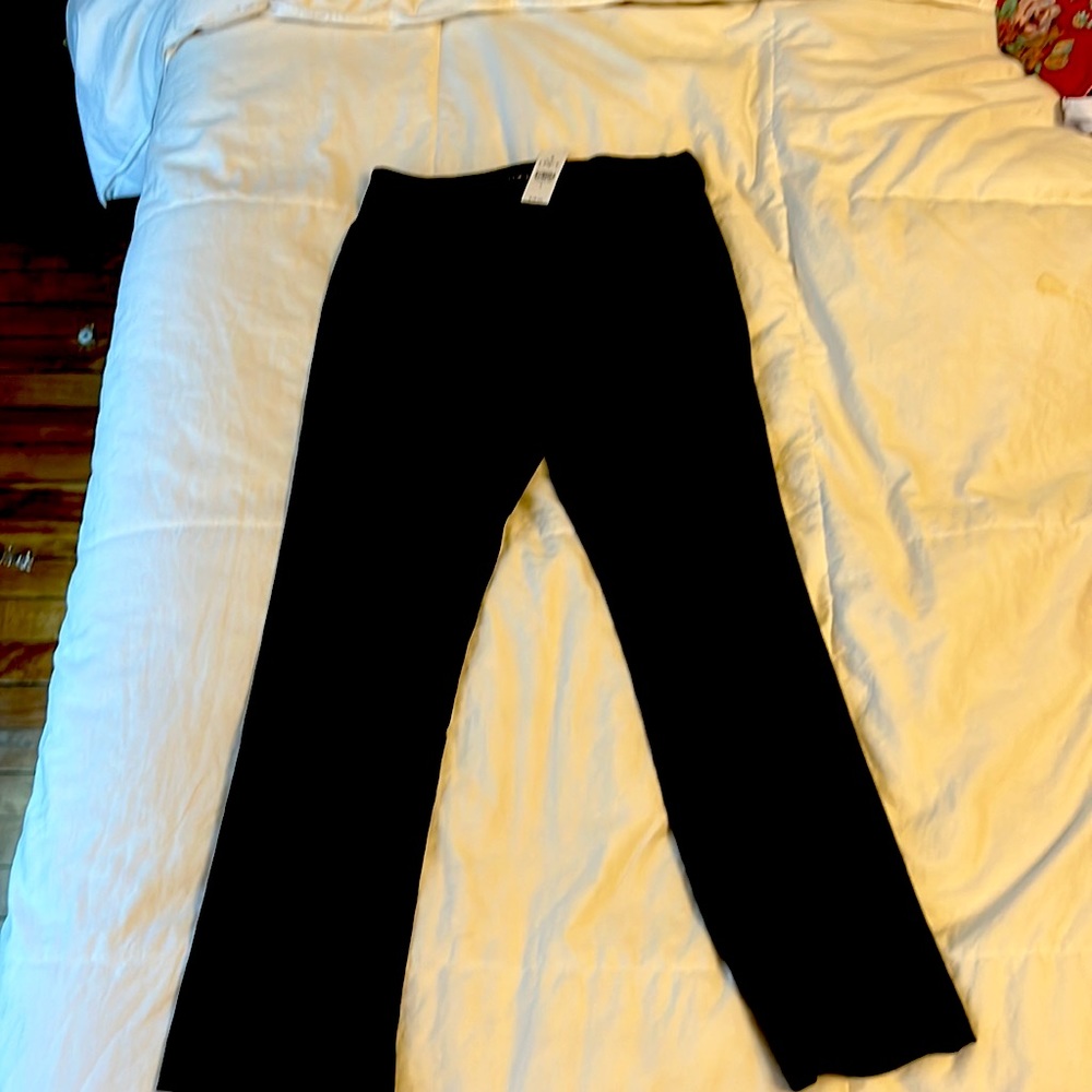 Black dress high waisted pants - size 4